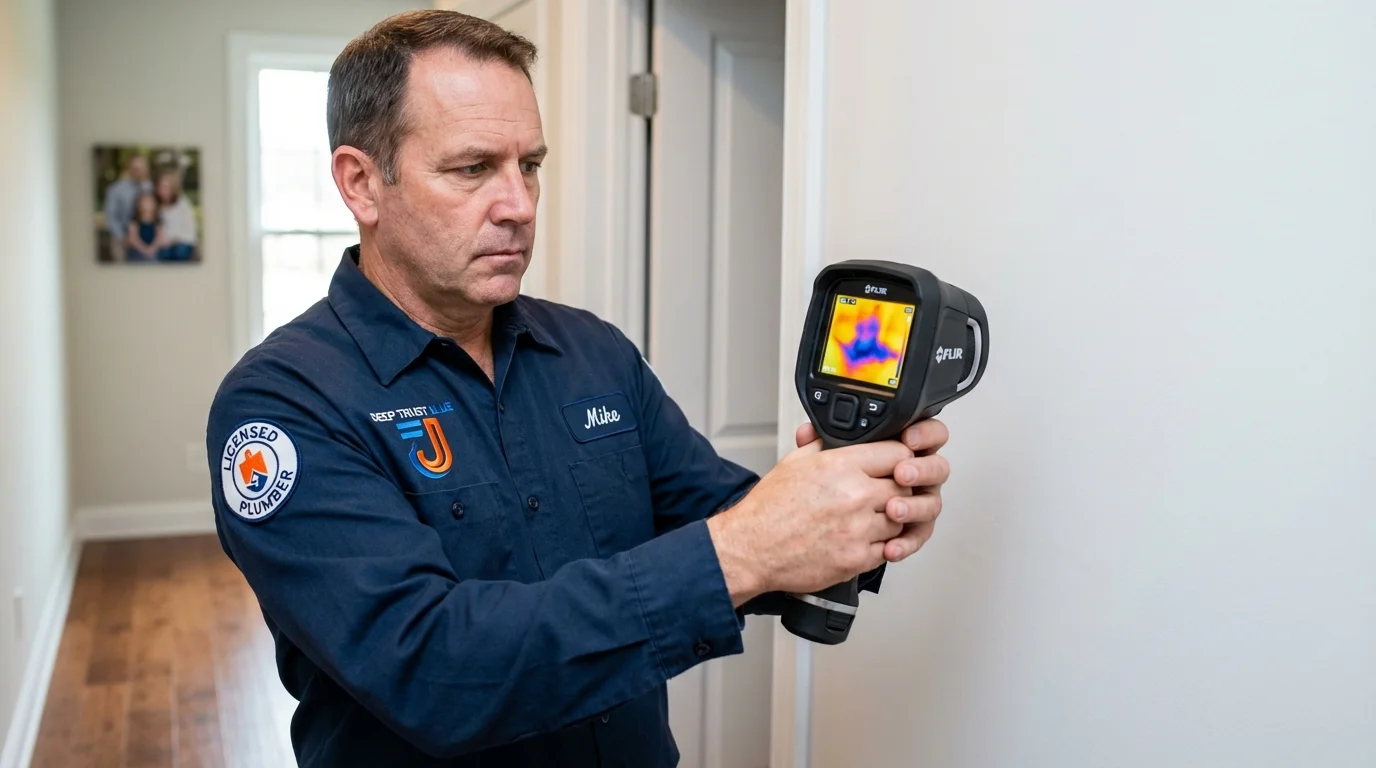 Thermal imaging leak detection by Johns Plumbing LLC in Deadwood